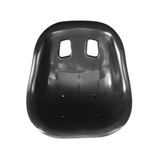 Black Low Back Go Kart Seat Drift Trike Balance Kart Seat Universal PP 33 X 43cm