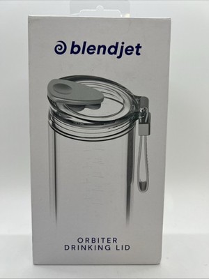 Blendjet Orbiter Drinking Lid Leak Proof Self Cleaning Straw Opening NEW!