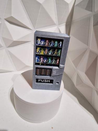 1/12 Scale Snack Drink Food Vending Machine Miniature Doll Diorama - Picture 3 of 26