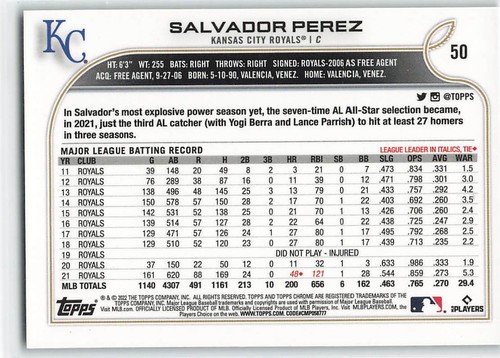 2022 Topps Chrome BEN BALLER #1-220 - Choose your Card! Qty Discount! - 第 79/321 張圖片