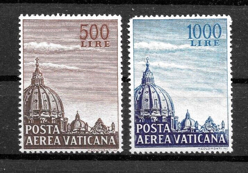 VATIKAN 1953 LUFTPOST SET POST NEUWERTIG