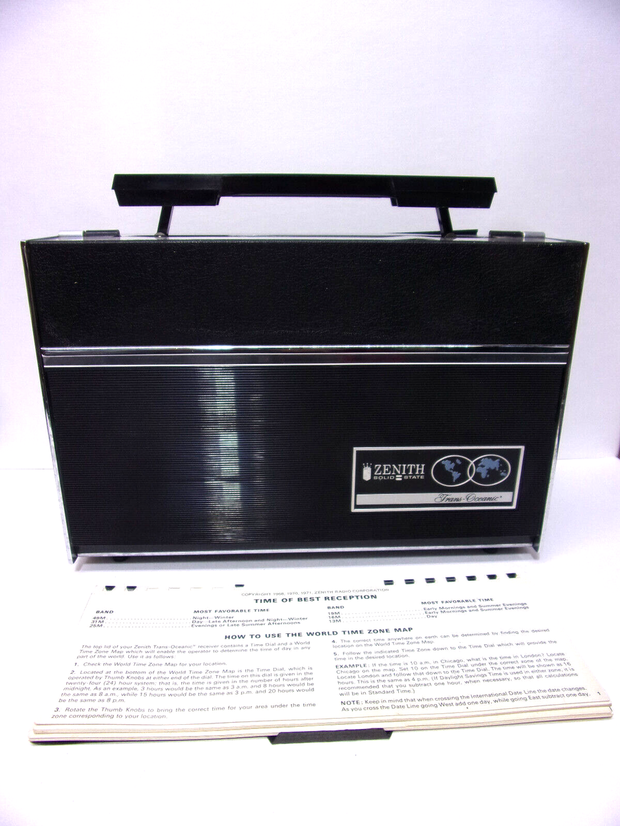Zenith Trans Oceanic Royal 7000 - 1 11 Band Radio Tested | eBay Zenith Trans Oceanic Royal 7000 - 1 11 Band Radio Tested | eBay