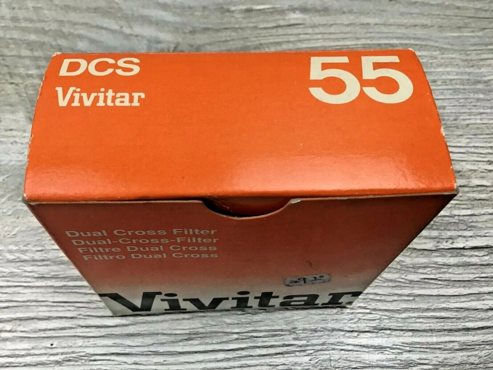New Old Stock Vivitar Japan Dual Cross Camera Lens Filter - DCS 55mm - Image 4 of 4