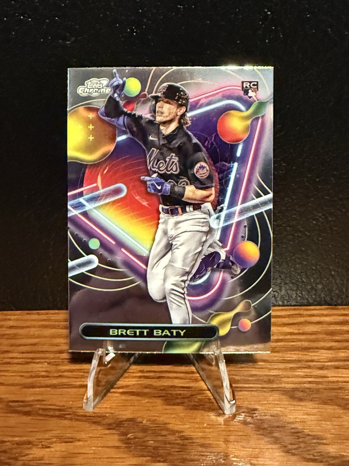 2023 Topps Cosmic Chrome - #22 Brett Baty (RC) New York Mets