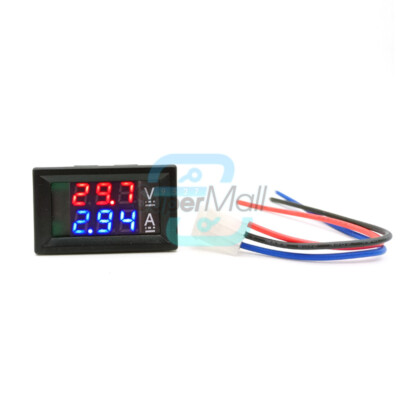 10A 50A 100A LED Digital Voltmeter Voltage Current Meter Tester DC6-120V
