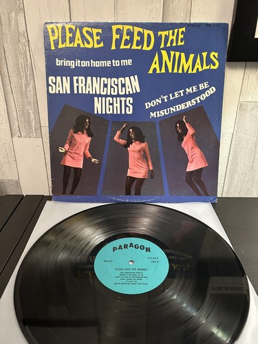 Please Feed The Animals Vinyl Record Original Canadian Psych Exploitation