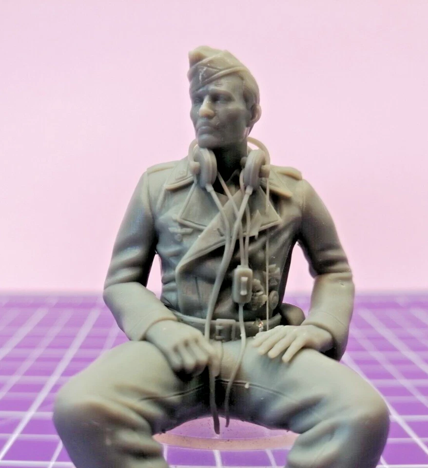 6er Set Deutsche Panzer Besatzung No. IV  WW2  Scale 1:16 Vollfiguren - Bild 3 von 4