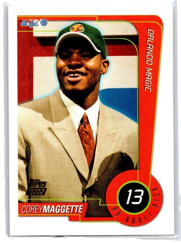 1999-00 Topps Chrome Basketball Corey Maggette Refractor Rookie RC 