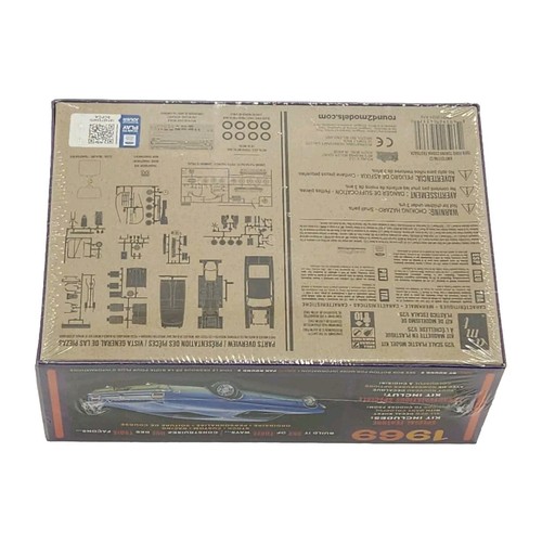AMT 1969 Ford Torino Cobra Fastback 1:25 Scale Model Kit Sealed - Picture 2 of 4