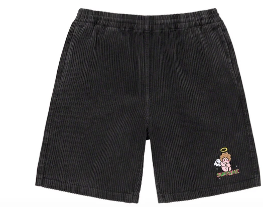 Supreme Corduroy Short Noir SS22 AOI Angel taille 2XL XXL