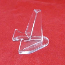 Clear Acrylic Air-Tite Display Stand Easels, 1 1/2" H, 50 Count, Small Size