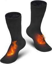 2 Pairs Thermal Socks for Men,Heated Socks for Women, Warm Thick Size:9-13 