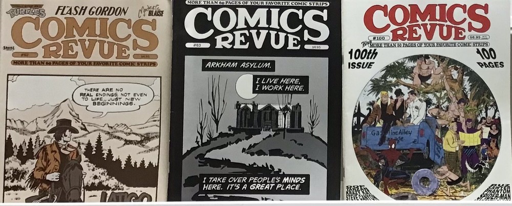 Comics Revue Magazines - Lot Of 7