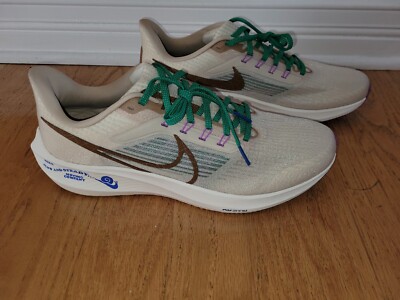 Nike Air Zoom Pegasus 39 PRM  Sanddrift/Ale Brown Running Shoes Men's Size 12.5 