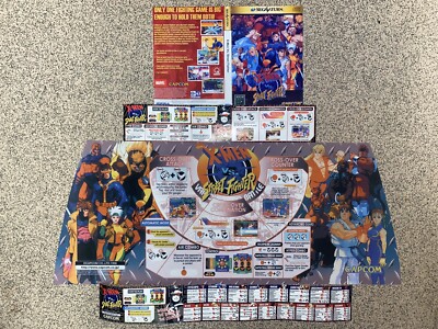 X Man vs Street Fighter Arcade Spiel Bilder Nagelneu. Capcom