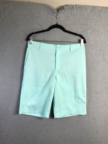 Under Armour Shorts Boys 18 Blue Polyester Longer Length Adjustable Waist NEW - Picture 1 of 12