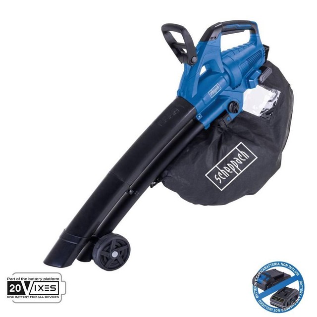 Aspiratore soffiatore brushless 2x20v senza batteria ixes Scheppach bc-blv720-x