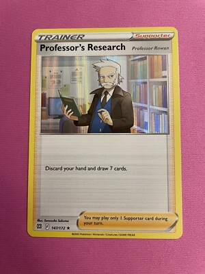  Professor s Research - 147/172 - Brilliant Stars - Holo Rare - Pack Fresh