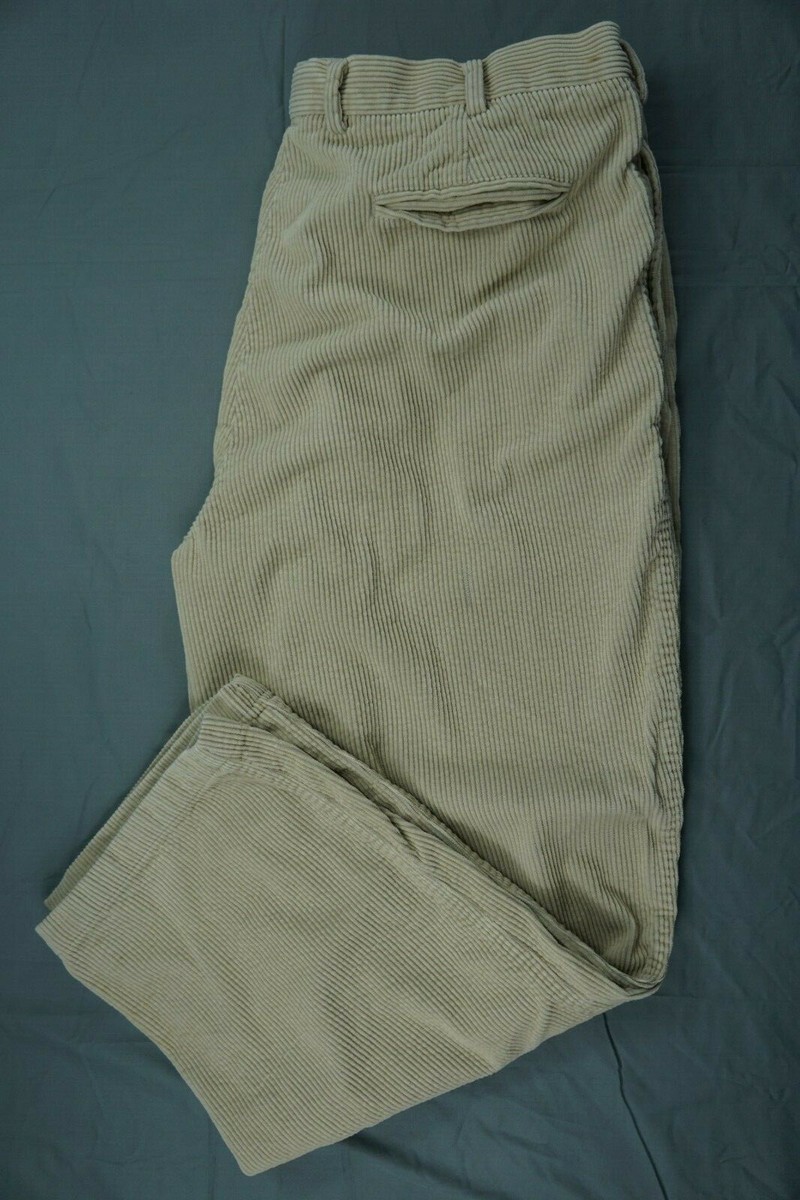 Nat Nast Thick Wale Silk Blend Corduroy Pants, Cords Men's Size 38