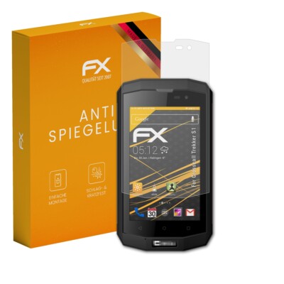 atFoliX 3x Displayfolie für Crosscall Trekker S1 Schutzfolie matt&stoßfest Folie