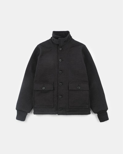 Dehen 1920 - Submariner Sweater Coat - Black - Small - New