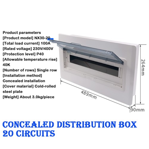 Waterproof Clear 6 Position Distribution Box Switch Cover for Circuit Breaker - Picture 24 of 27