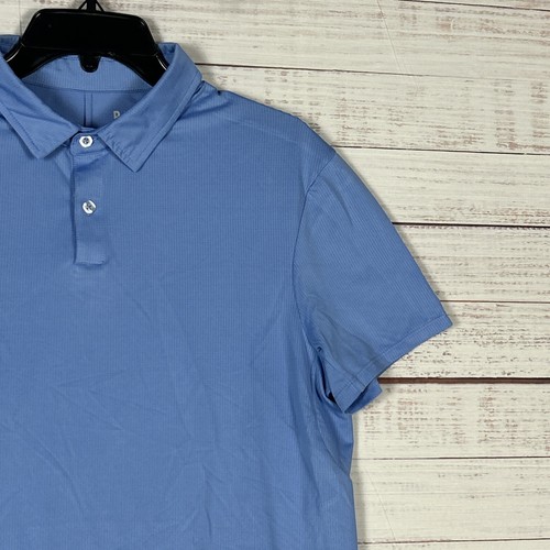 Camisa Polo Barbell Para Hombre Rendimiento Medio Manga Corta Azul Claro Elastizada - Imagen 2 de 12