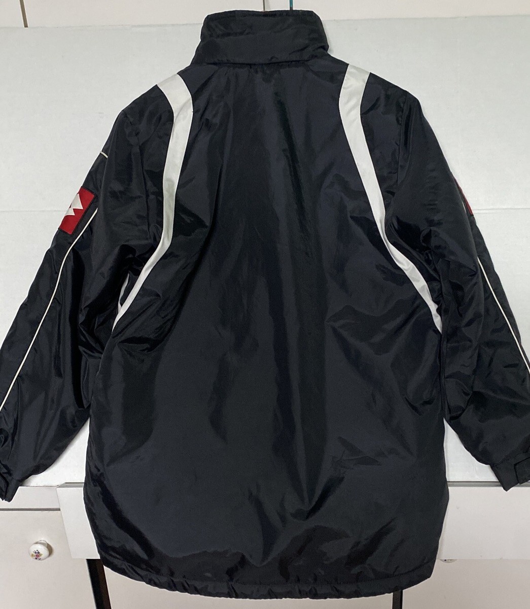 LOTTO Italian Sport Design Zip Track Jacket Size YL Black | eBay