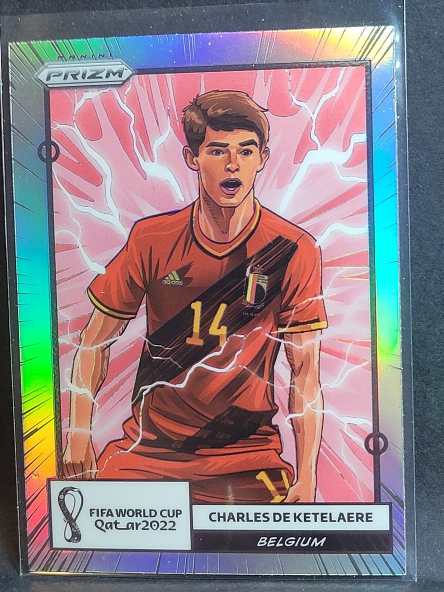 2022 PANINI PRIZM FIFA WORLD CUP QATAR CHARLES DE KETELAERE ,MANGA