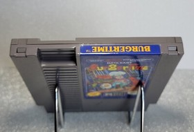 BurgerTime NES Vintage Nintendo with Manual Tested & Working Video Game Clean