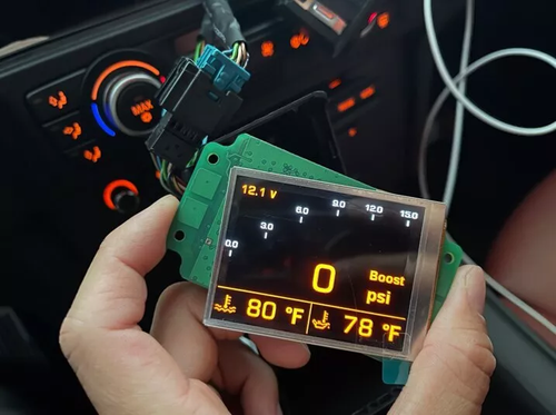 2.8" LCD Display Replacement NEW für Awron Gauge Demo e9x - Bild 2 von 2