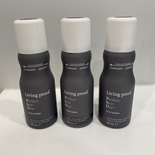 Lot Of 3 Living Proof Body Builder Volume Spray Travel Size 2.8 oz Full Hair NEW