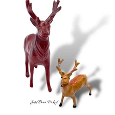 Lead Deer  JoHillCo John Hill Red Roof Train