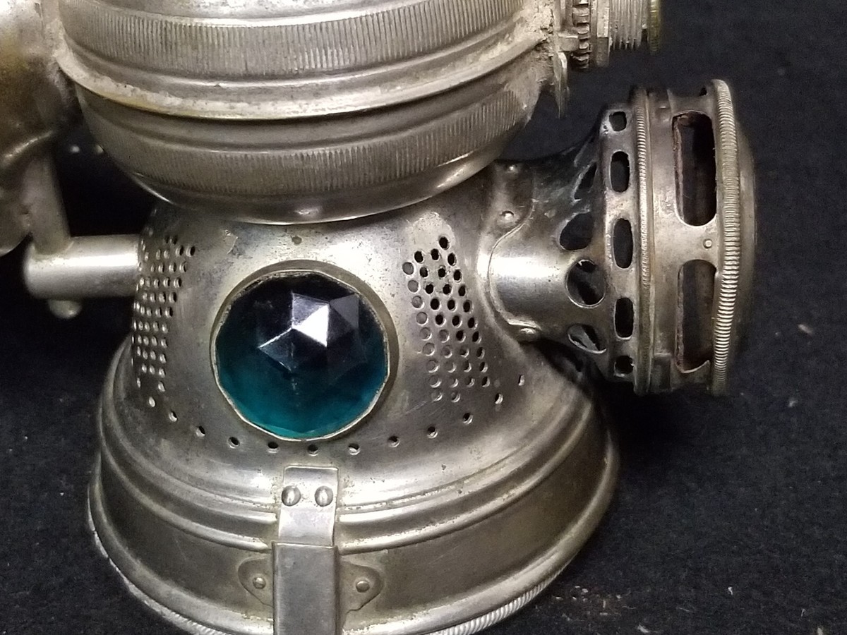 Antique 1900's Twentieth Century Mfg Co Carbide Bicycle Lamp Red