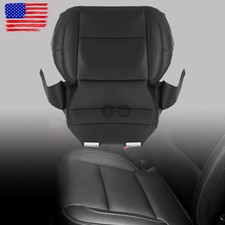For 2014-2018 Chevy Silverado Slt Sle Z71 Driver Bottom Leather Seat Cover Black