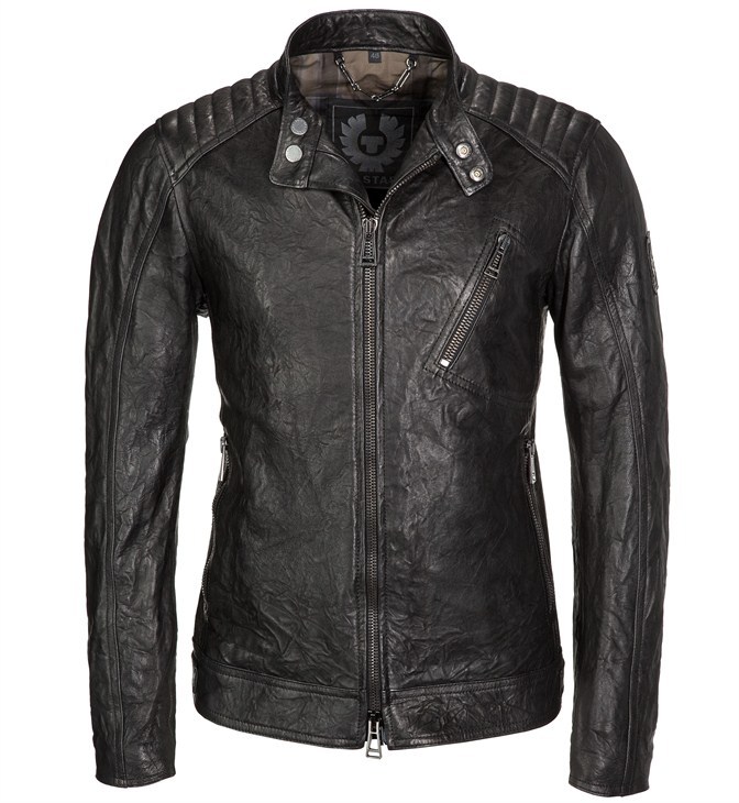 Peek Tigha Damen Lederjacke Belstaff Kirkham Blouson
