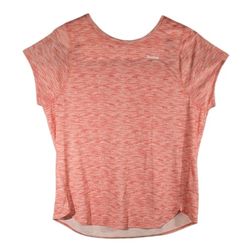 Reebok Womens XL Pink Red Heather Athletic Shirt Fit Running Fitness