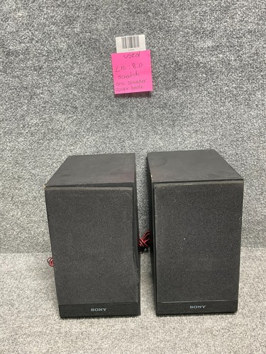 Coppia Altoparlanti da Libreria Sony π SS-CBX20 Compatti Home Theater 6 Ohm Nero - Foto 21 di 21