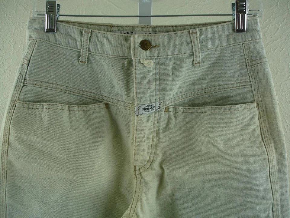 Vtg 1980's Marithe Francois Girbaud Jeans Women’s 7/8 28 X 26 High Waist Faded - Image 2 of 4