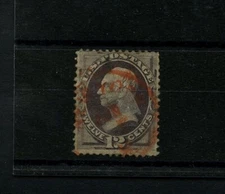 USA 1870-71 12c Dull-purple, good to fine used, couple of blunt perfs. SG153