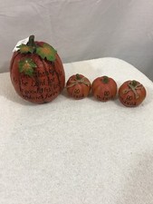 Transpac lot of 4 pumpkins - NEW