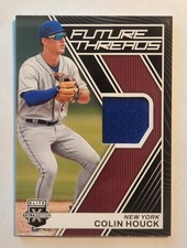 2023 Panini Elite Extra Edition Baseball FUTURE THREADS JERSEY COLIN HOUCK RELIC