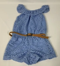 NEW NWT Childrens Place girls size 4 XS Blue Romper $32.95 MSRP
