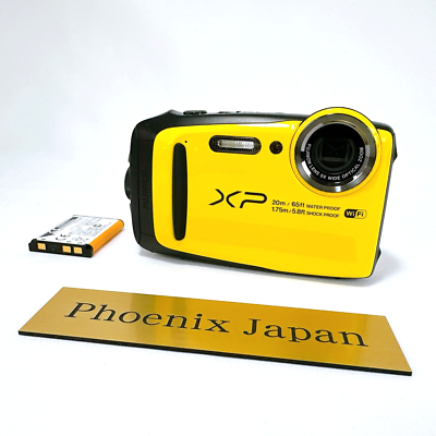 デジカメ　FUJIFILM finepix XP120 イエロー Fujifilm FinePix XP120 Digital Camera with battery USED | eBay