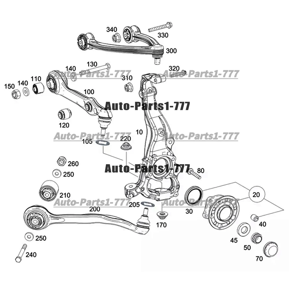 LEMFORDER Front L Control Arm For MercedesBenz W222 S550 S650 S63 AMG 2223302301 - Image 2 of 3