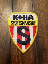 KOHA Kalamazoo MI Hockey League Iron On Patch Rare 4” Logo USA Sportsmanship