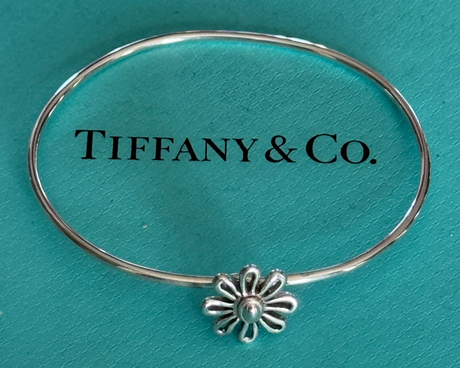 Tiffany & Co. Paloma Picasso Daisy Wire Bangle Bracelet  Sterling 925