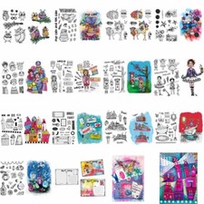 Lustige Frauen Klar Gummi Stempel Für DIY Scrapbooking Album Handwerk Karte