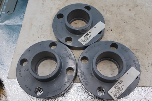 3x 2" CPVC Schedule 80 One-Piece Flange 150psi 851-020C SPEARS