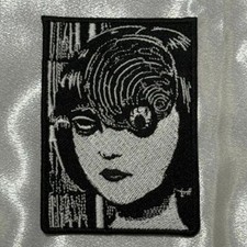Uzumaki Junji Ito Manga Horror Iron On Embroidery Patch Anime Japanese Jacket